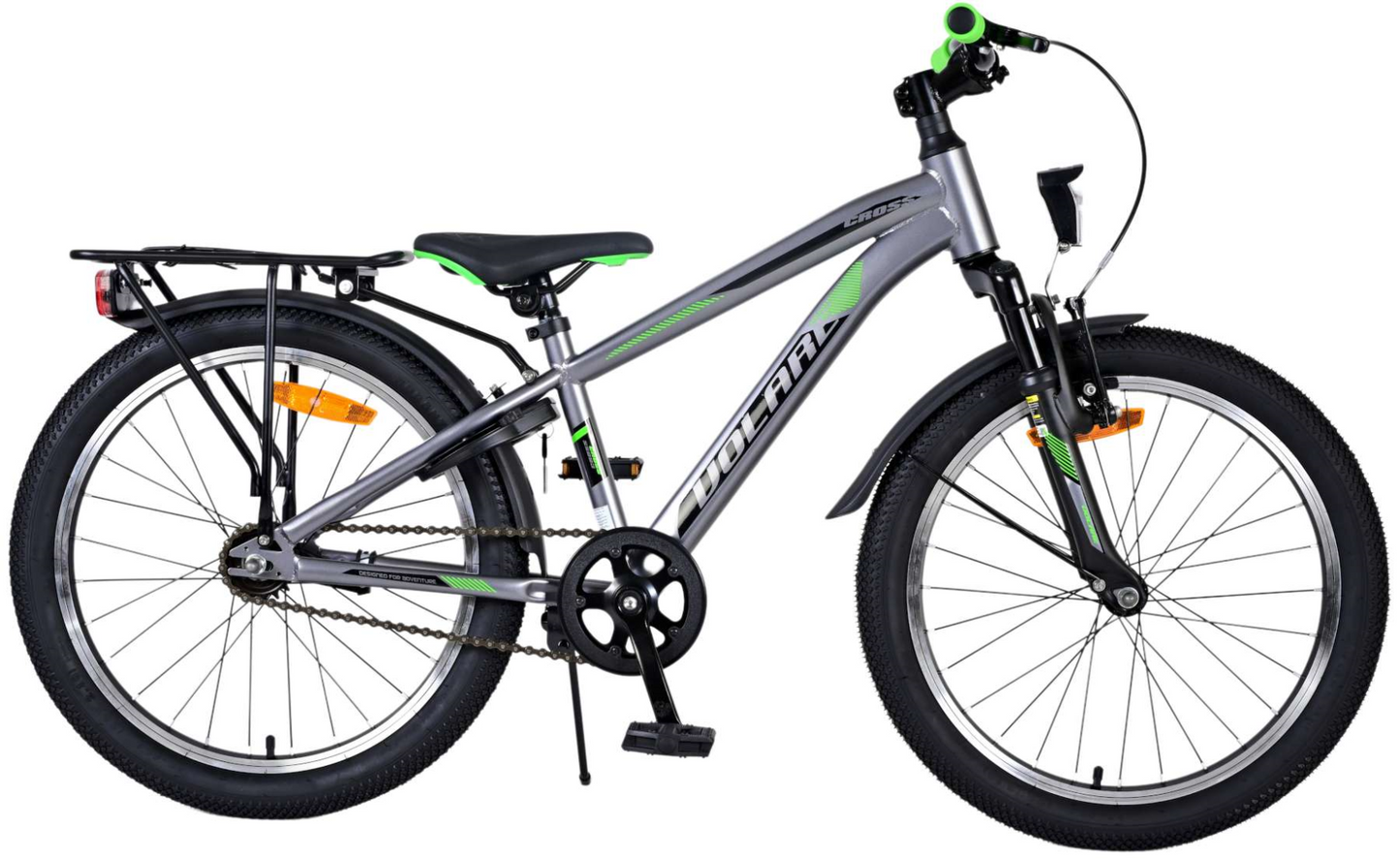 Volare Cross Kinderfiets - Jongens - 20 inch - donker Grijs - 6-8 jaar extra afbeelding 18
