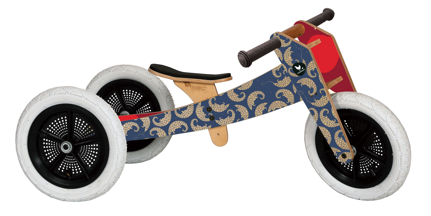 Wishbone Bike Pangolin 3-in-1 Hout - 1-5 jaar bij Fietstotaal