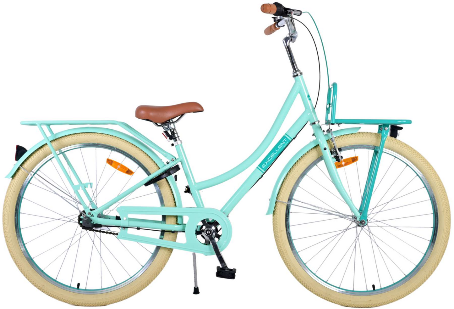 Volare Excellent Kinderfiets - Meisjes - 26 inch - Groen - Shimano Nexus 3 versnellingen - 10-12 jaar extra afbeelding 16