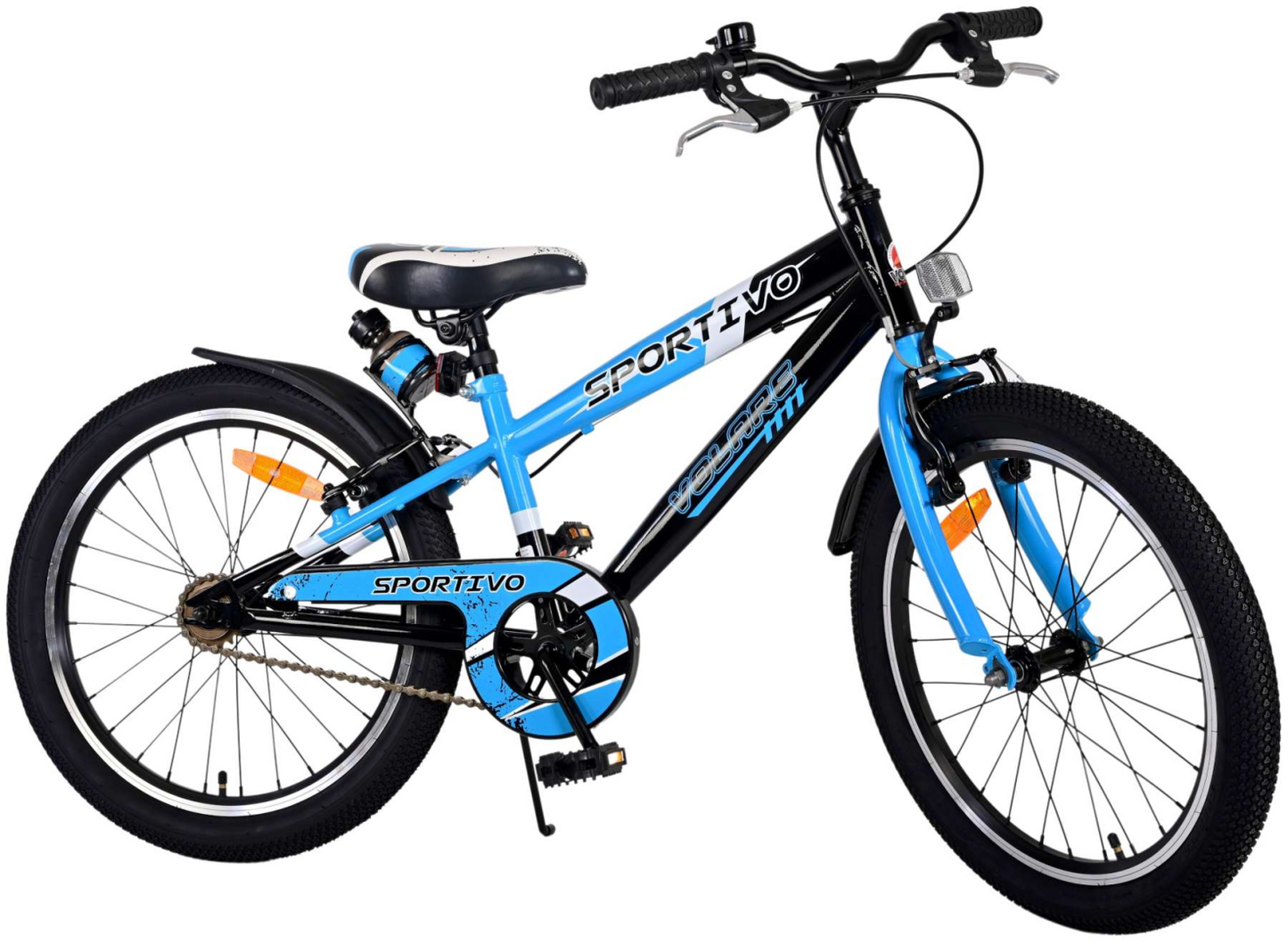 Volare Sportivo Kinderfiets - Jongens - 20 inch - Blauw - Twee handremmen - 6-8 jaar extra afbeelding 15