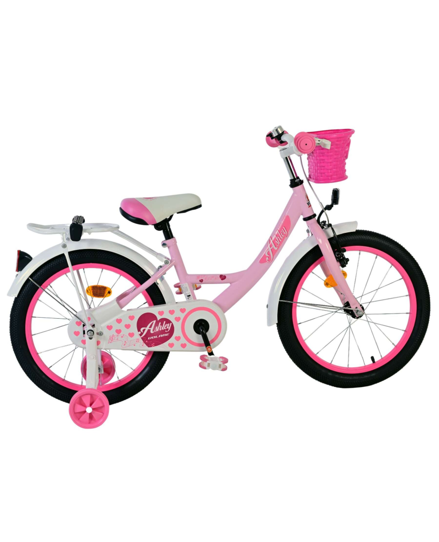Volare Ashley Kinderfiets - Meisjes - 18 inch - Roze - 5-7 jaar extra afbeelding 15