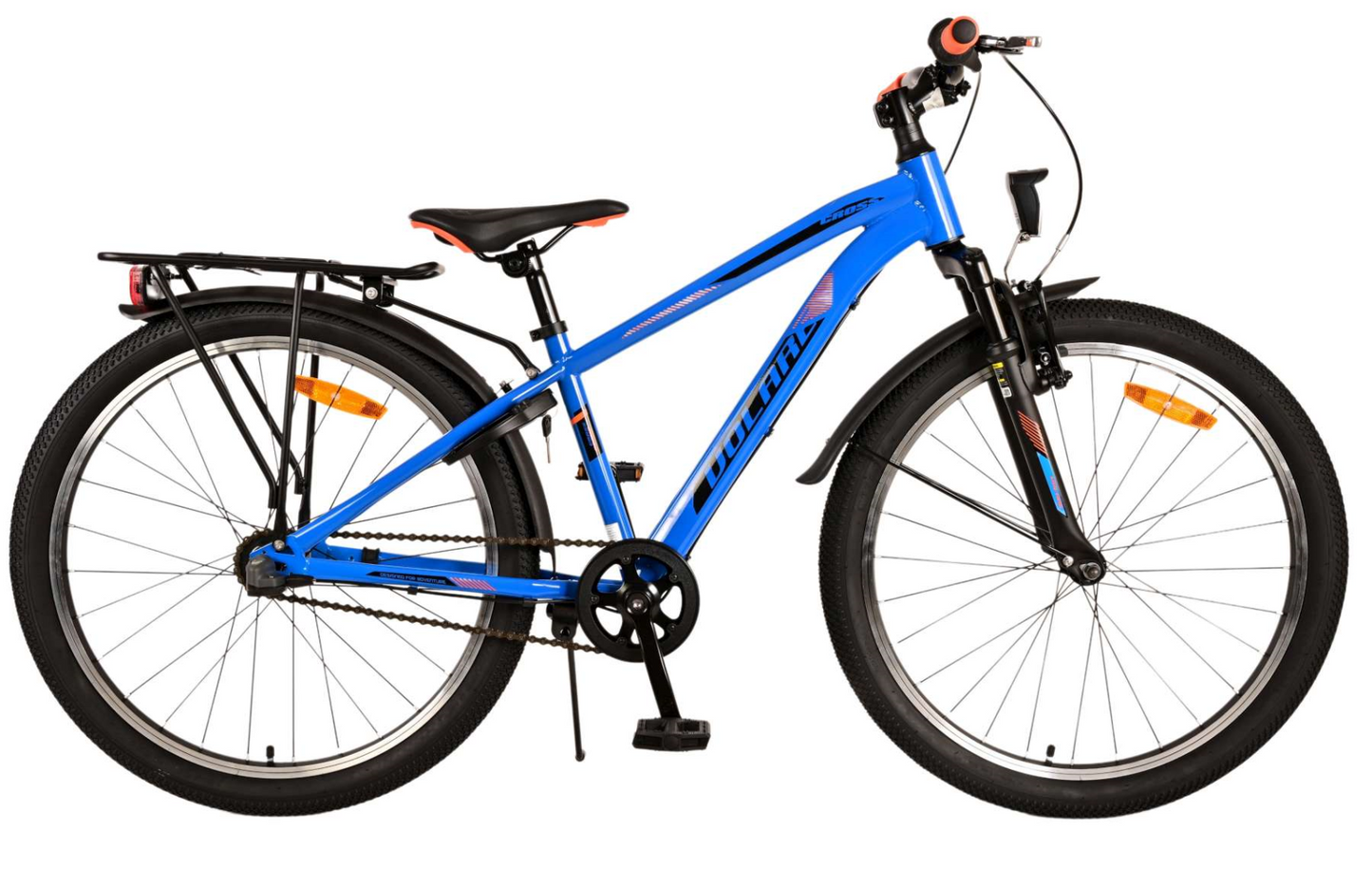 Volare Cross Kinderfiets - Jongens - 24 inch - Blauw - 3 versnellingen - 8-10 jaar extra afbeelding 18
