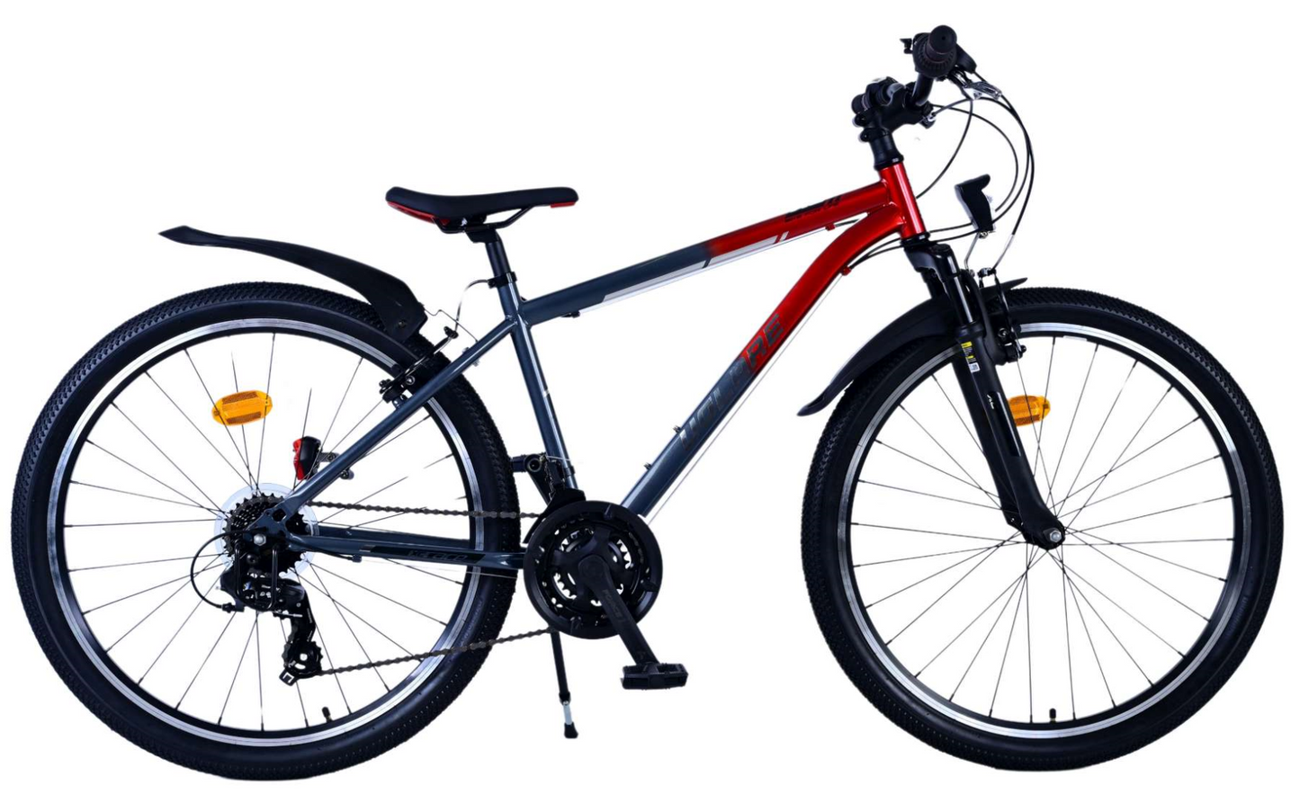 Volare XC Race Kinderfiets - 26 inch - 21 speed - Rood/Grijs - Rood, Grijs - 21 versnellingen - 10-12 jaar extra afbeelding 16