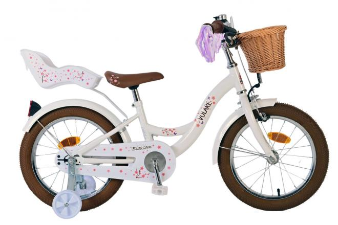 Volare Blossom Kinderfiets - Meisjes - 16 inch - Wit - 4-6 jaar extra afbeelding 15