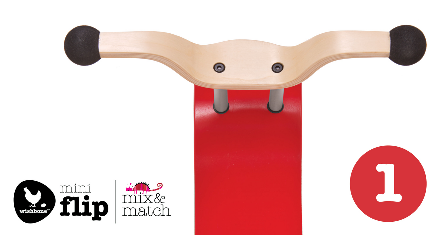 Wishbone mini-flip top red bij Fietstotaal