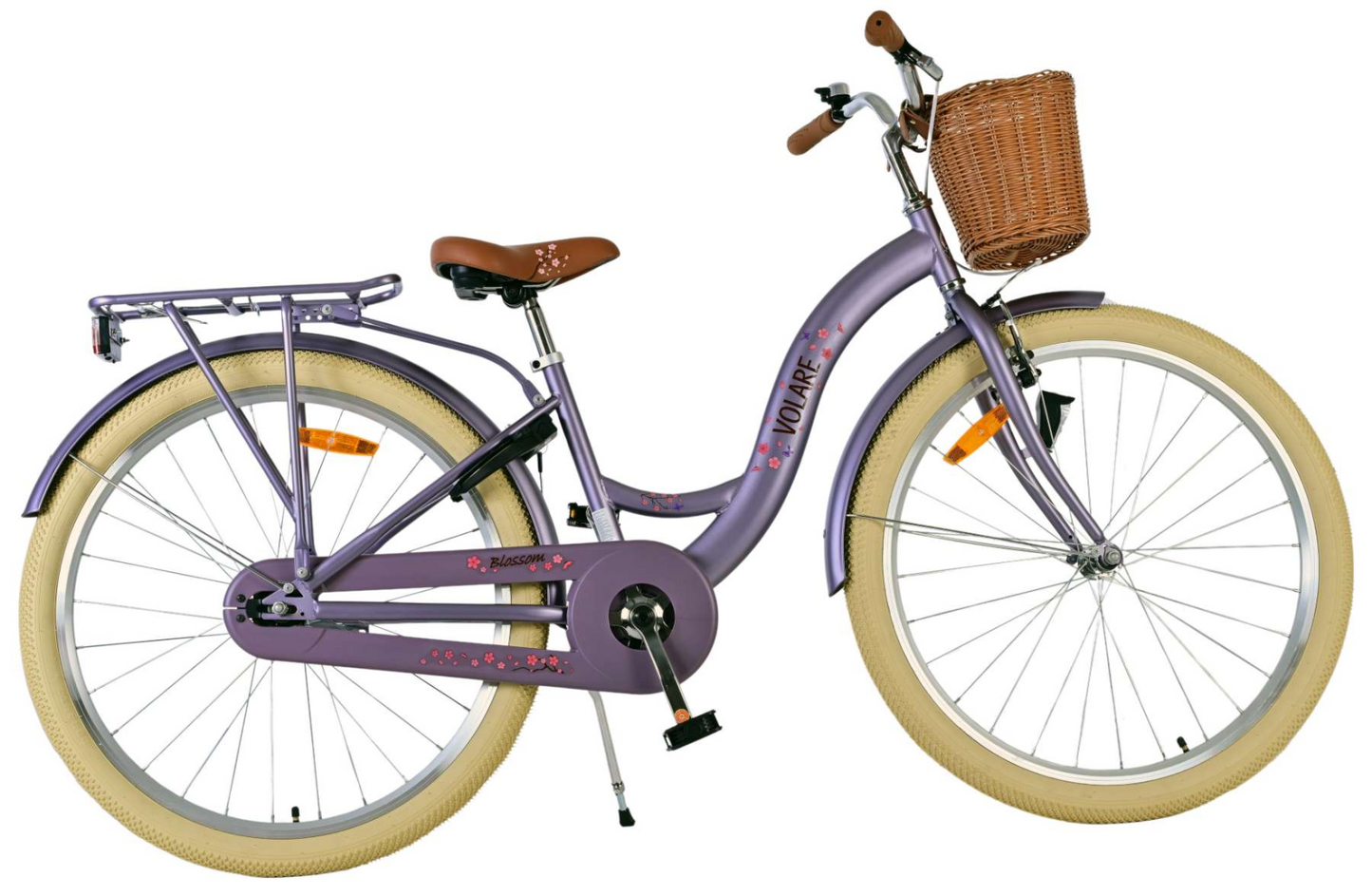 Volare Blossom Kinderfiets - Meisjes - 26 inch - Paars - 10-12 jaar extra afbeelding 15