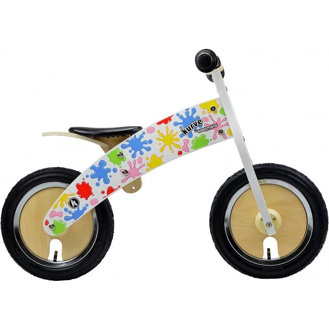 KiddiMoto Loopfiets Kurve Splatz - 2-6 jaar bij Fietstotaal