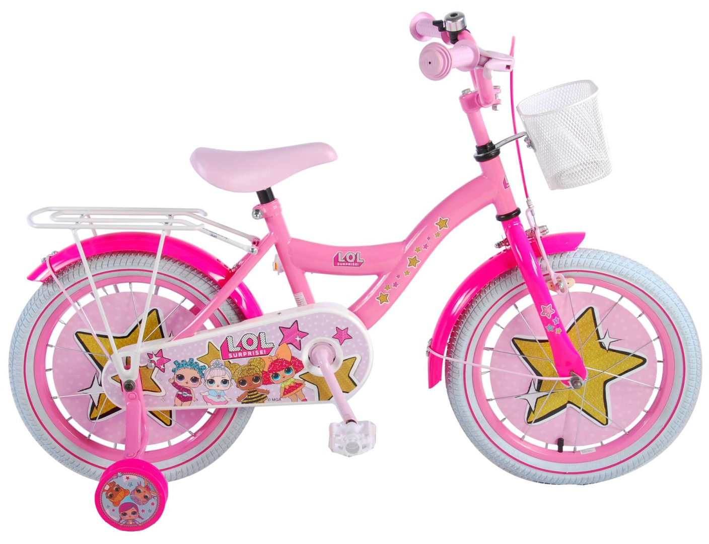 LOL Surprise Kinderfiets - Meisjes - 16 inch - Roze - 4-6 jaar extra afbeelding 16