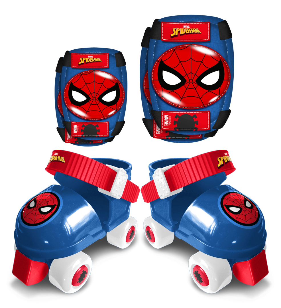 Spiderman Rolschaatsen met Beschermers - Vanaf 8 jaar bij Fietstotaal