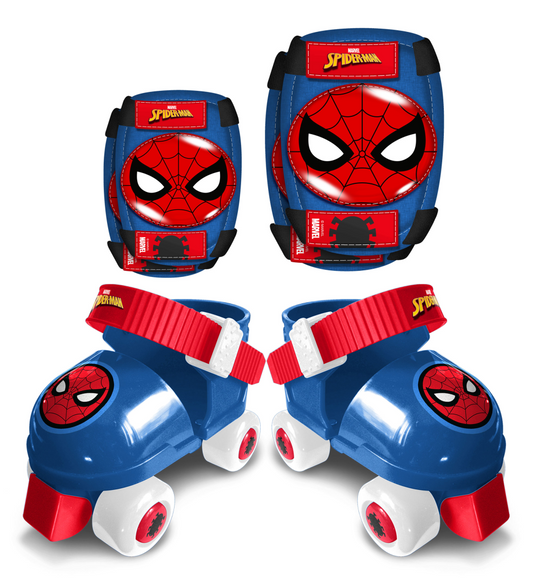Spiderman Rolschaatsen met Beschermers - Vanaf 8 jaar bij Fietstotaal
