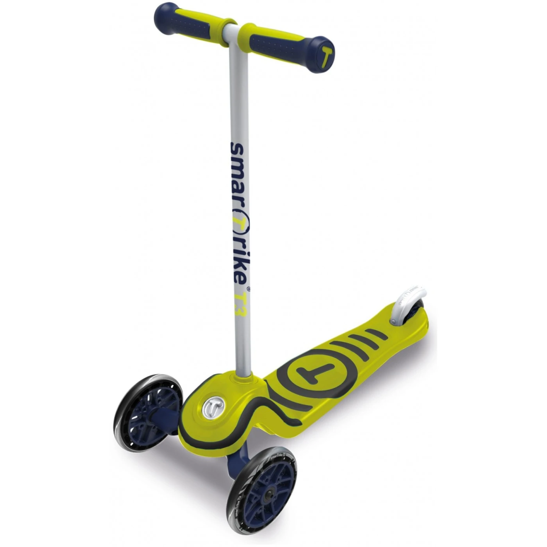 SmarTrike Scooter T3 Step Groen – 3-Wiel Kinderstep met Voetrem vanaf 2 Jaar bij Fietstotaal