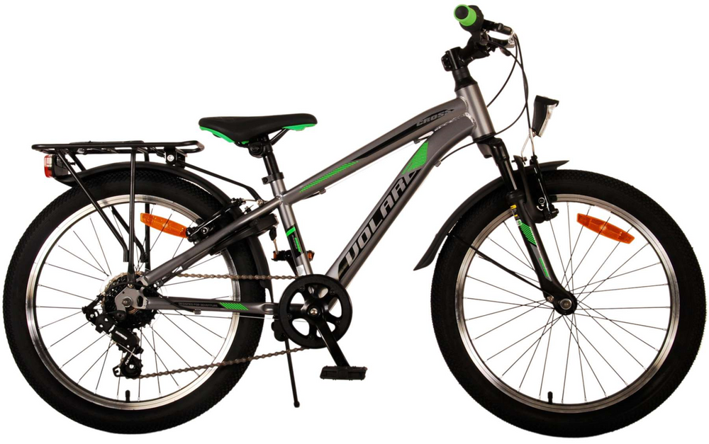 Volare Cross Kinderfiets - Jongens - 20 inch - Grijs - 6 versnellingen - 6-8 jaar extra afbeelding 18