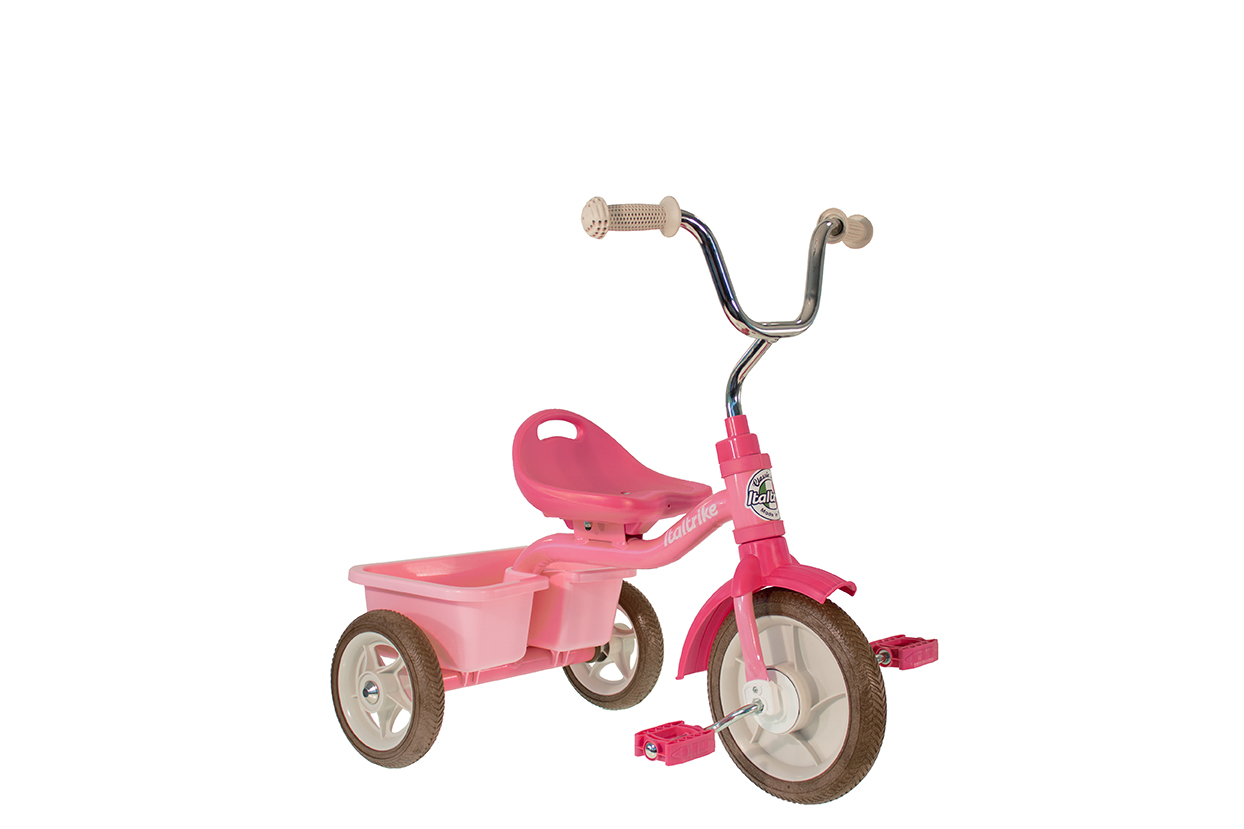 Driewieler Italtrike Rose Garden Transporter - Vanaf 2 jaar bij Fietstotaal