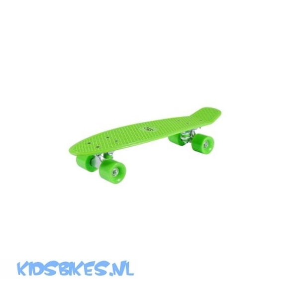 HUDORA MINI SKATEBOARD RETRO LEMON GREEN - Vanaf 8 jaar bij Fietstotaal