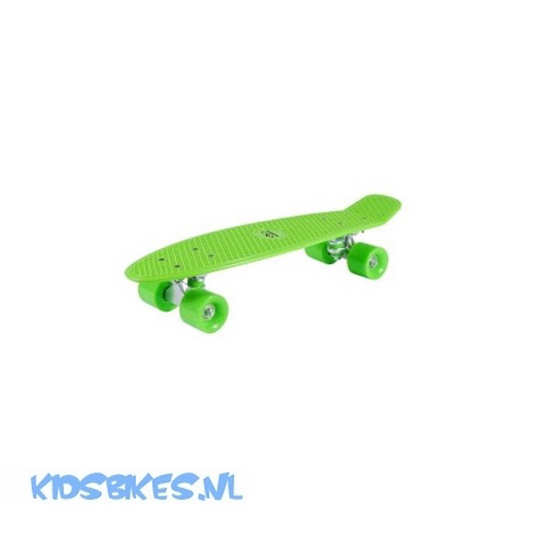 HUDORA MINI SKATEBOARD RETRO LEMON GREEN - Vanaf 8 jaar bij Fietstotaal