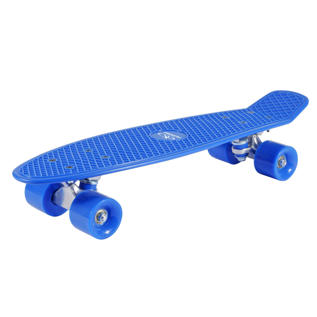 HUDORA MINI SKATEBOARD RETRO SKY BLUE - Vanaf 8 jaar bij Fietstotaal
