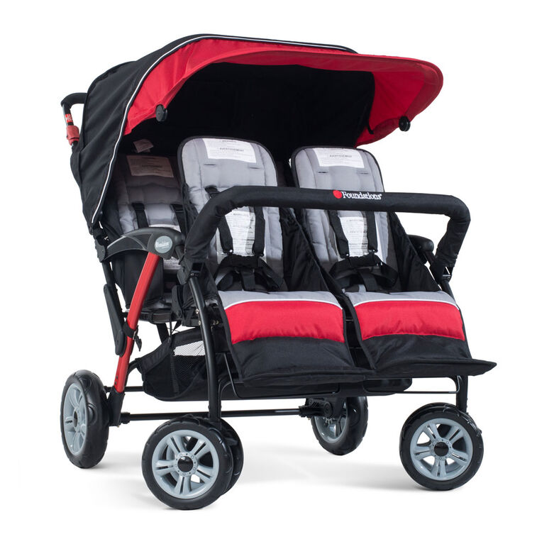 Italtrike The Quad 4-persoons kinderwagen - Vanaf 6 jaar bij Fietstotaal
