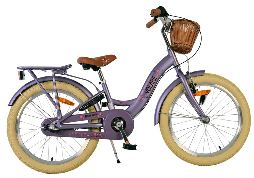 Volare Blossom Kinderfiets - Meisjes - 20 inch - Paars - Nexus 3 versnellingen - 6-8 jaar extra afbeelding 17