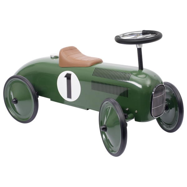 Retro Loopauto Britisch Racing Green - Vanaf 1 jaar bij Fietstotaal