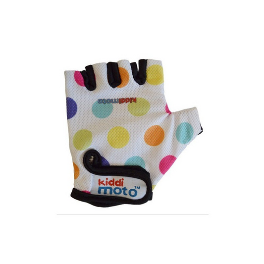 Handschoenen Kiddimoto Pastel Dotty Medium bij Fietstotaal