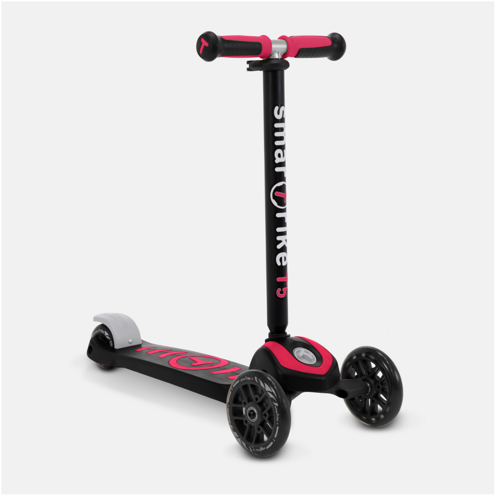 SmarTrike Scooter T5 Step Roze – 3-Wiel Kinderstep met Verstelbaar Stuur vanaf 3 Jaar bij Fietstotaal