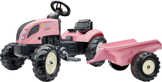 Falk Tractor Country Farmer Set Pink 2+ - Vanaf 1 jaar bij Fietstotaal