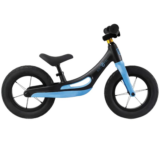 Rebel Kidz Aluminium Loopfiets Zwart-Blauw - 3-5 jaar bij Fietstotaal