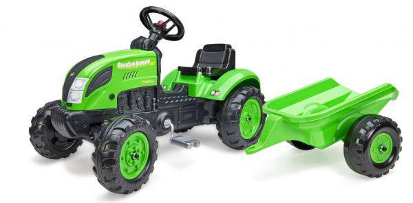 Falk Country Farmer - Jongens - Groen - Traptractor extra afbeelding 2