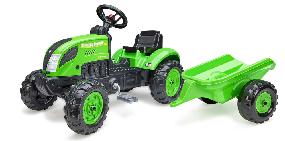 Falk Country Farmer - Jongens - Groen - Traptractor bij Fietstotaal