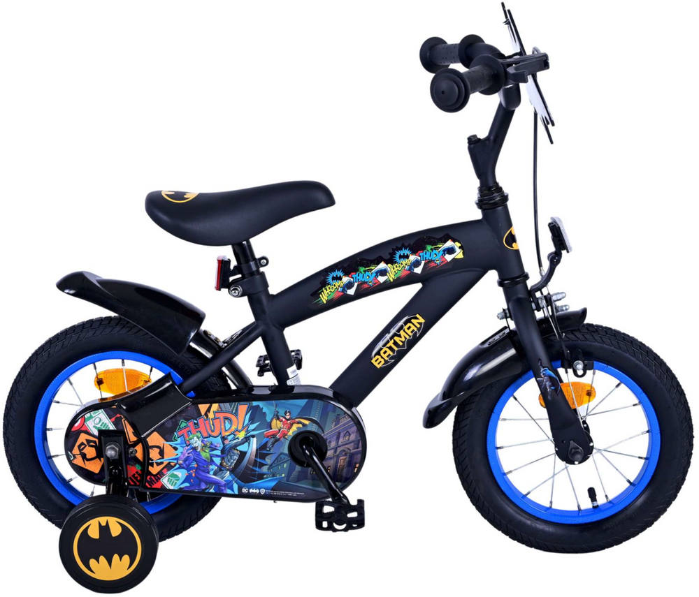 Batman Kinderfiets - Jongens - 12 inch - Zwart - 3-5 jaar extra afbeelding 18
