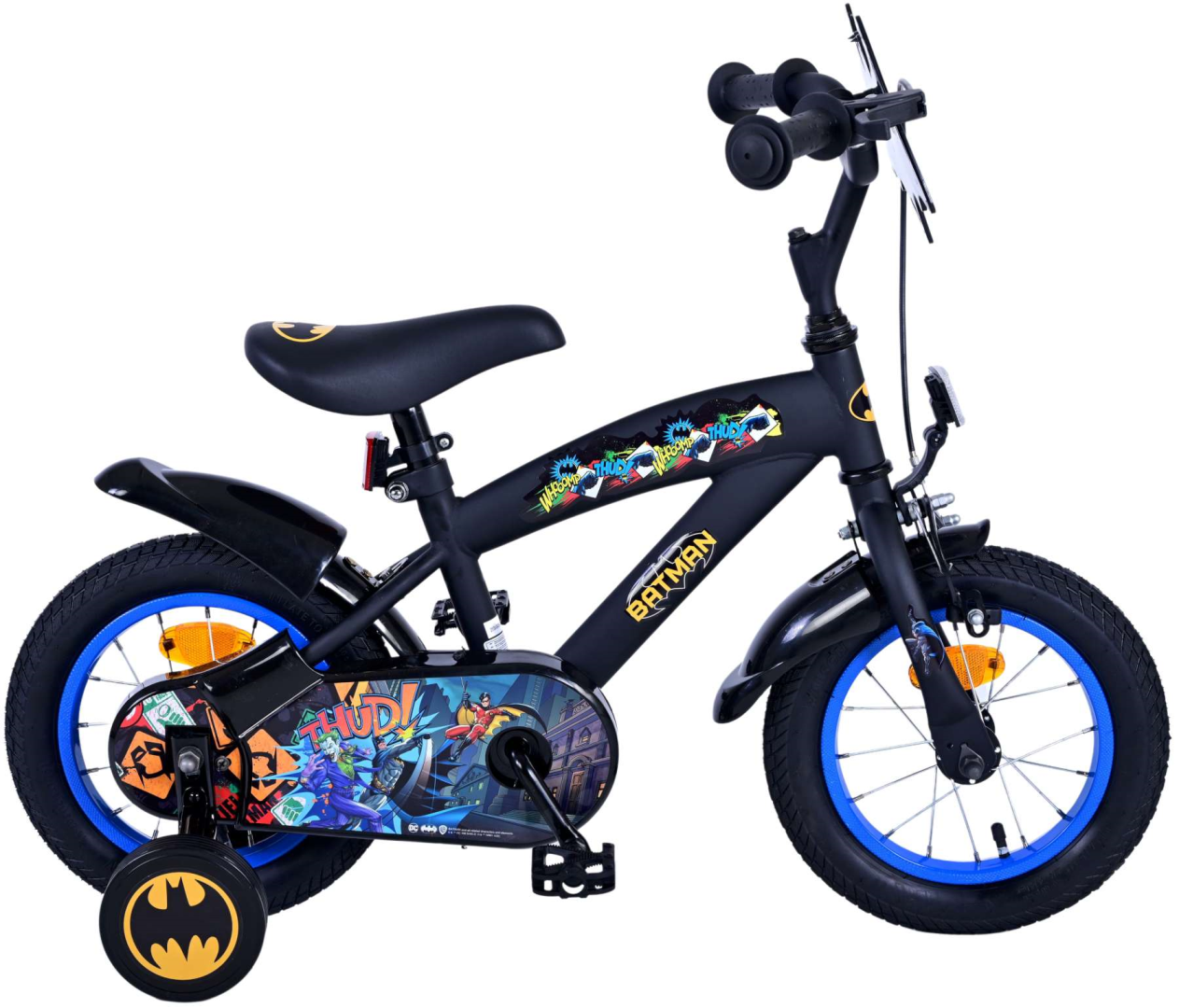 Batman Kinderfiets - Jongens - 12 inch - Zwart - 3-5 jaar extra afbeelding 18