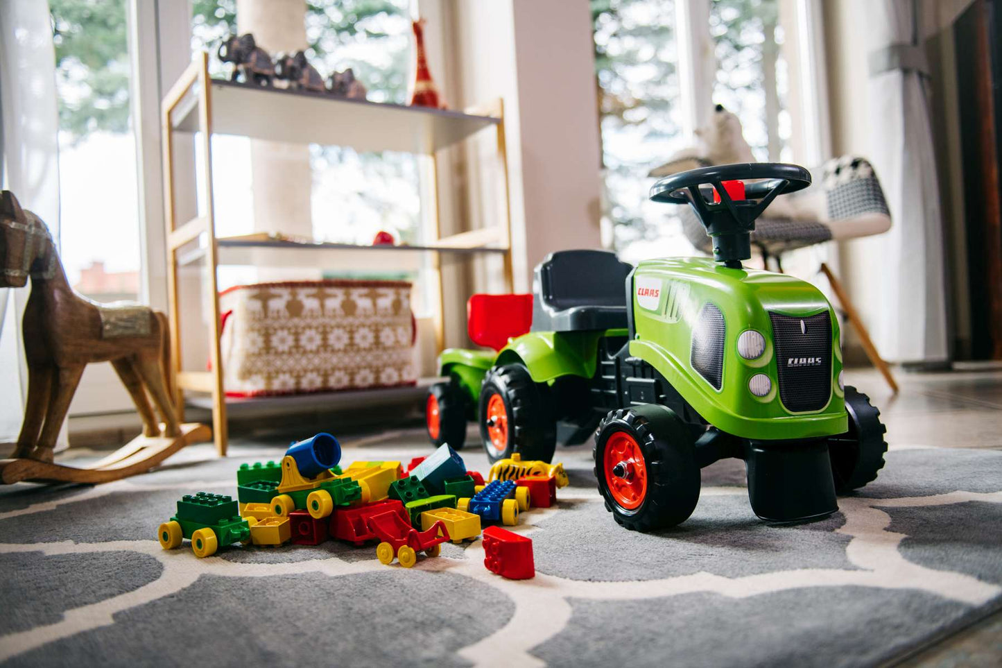 Falk Baby Claas Ride-On - Jongens - Groen - Tractor - Vanaf 1 jaar extra afbeelding 6
