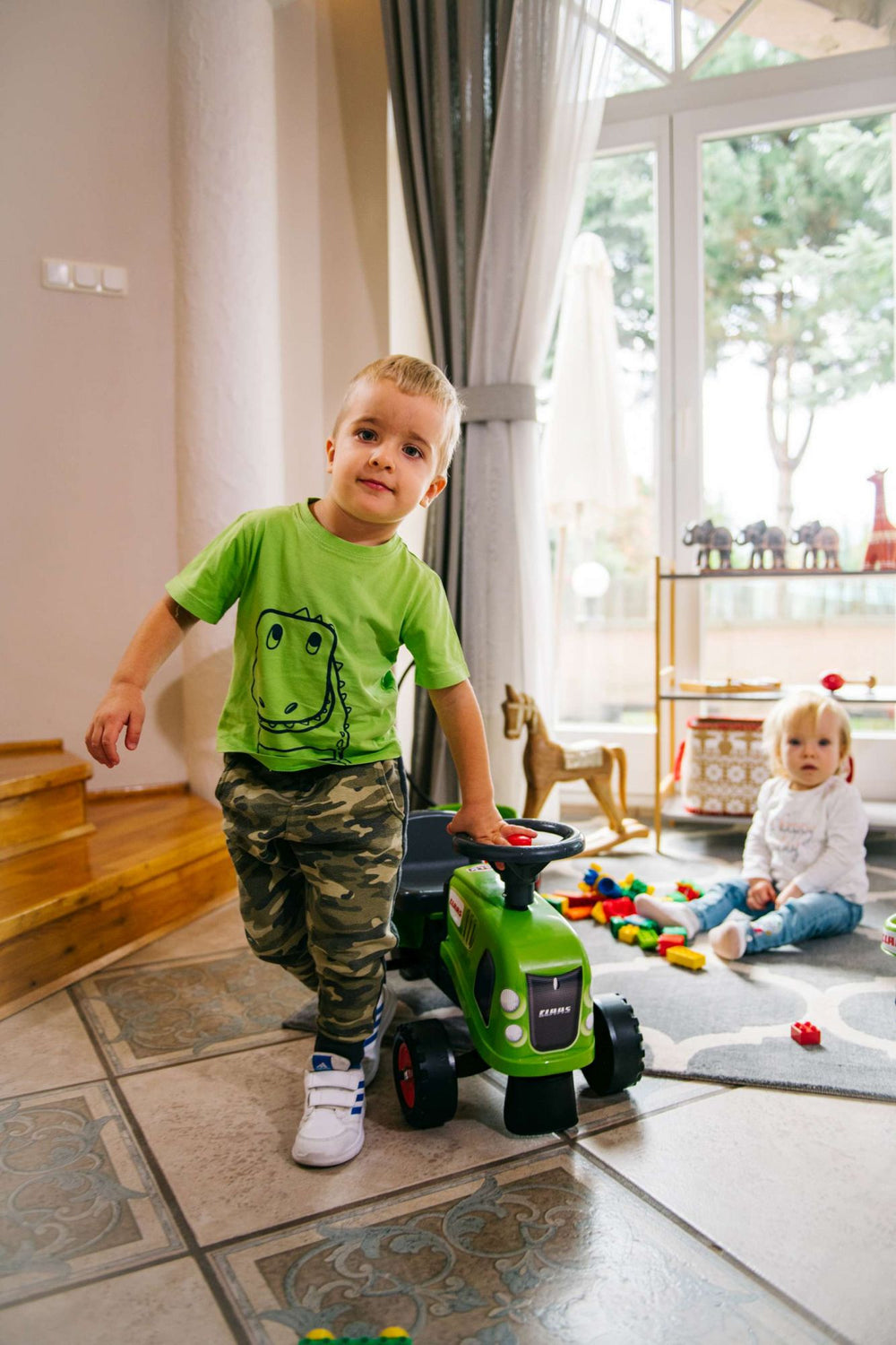 Falk Baby Claas Ride-On - Jongens - Groen - Tractor - Vanaf 1 jaar extra afbeelding 7