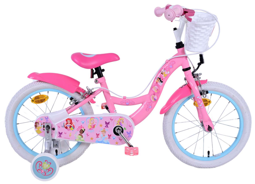 Disney Princess Kinderfiets - Meisjes - 16 inch - Roze - Twee Handremmen - 4-6 jaar extra afbeelding 15