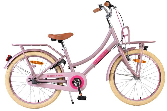 Volare Excellent Kinderfiets - Meisjes - 20 inch - Mat Roze - 3 versnellingen - 6-8 jaar extra afbeelding 16