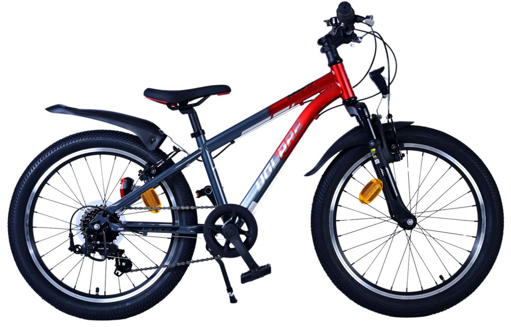 Volare XC Race Kinderfiets - 20 inch - 7 speed - Rood/Grijs - Rood, Grijs - 7 versnellingen - 6-8 jaar extra afbeelding 13