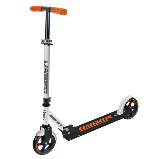 Ryder Step 145 mm wielen oranje wit - Vanaf 5 jaar bij Fietstotaal