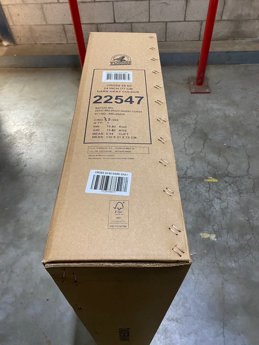 Volare Cross Kinderfiets - Jongens - 24 inch - donker Grijs- 3 versnellingen - 8-10 jaar extra afbeelding 17