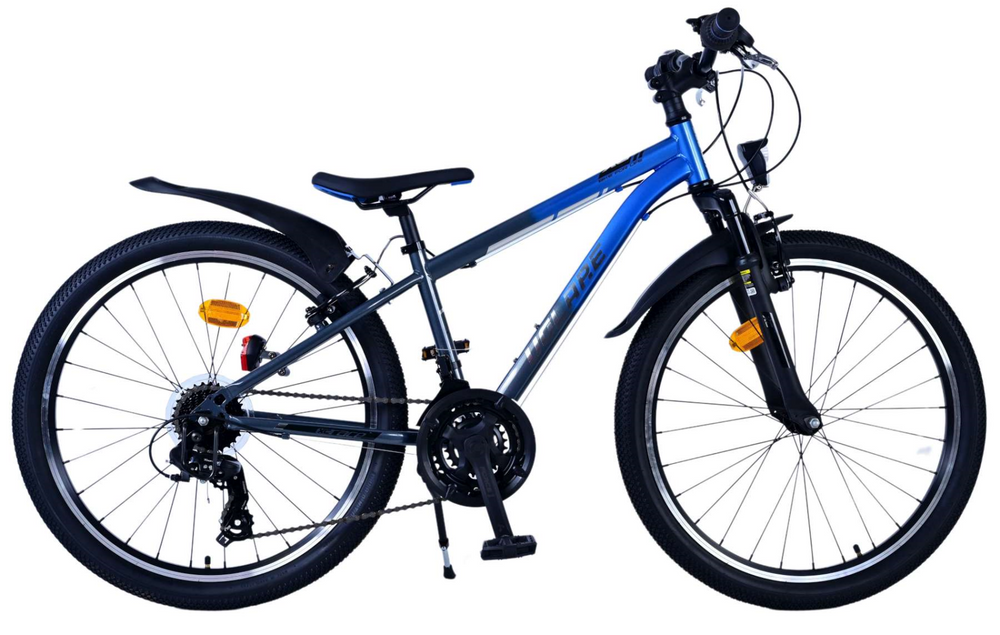 Volare XC Race Kinderfiets - 24 inch - 21 speed - Blauw/Grijs - Blauw, Grijs - 21 versnellingen - 8-10 jaar extra afbeelding 16