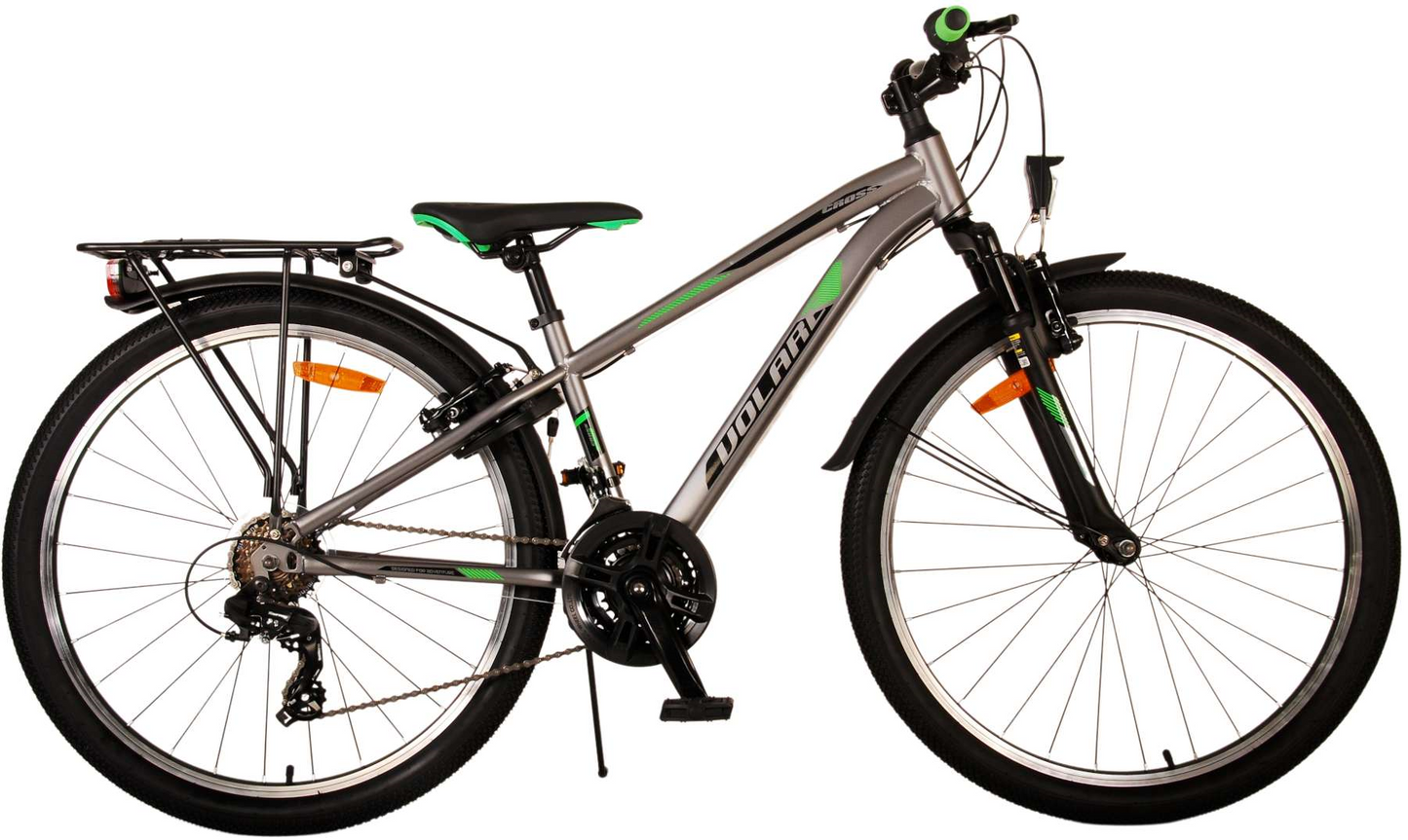 Volare Cross Kinderfiets - Jongens - 26 inch - Grijs 18 versnellingen - 10-12 jaar extra afbeelding 18