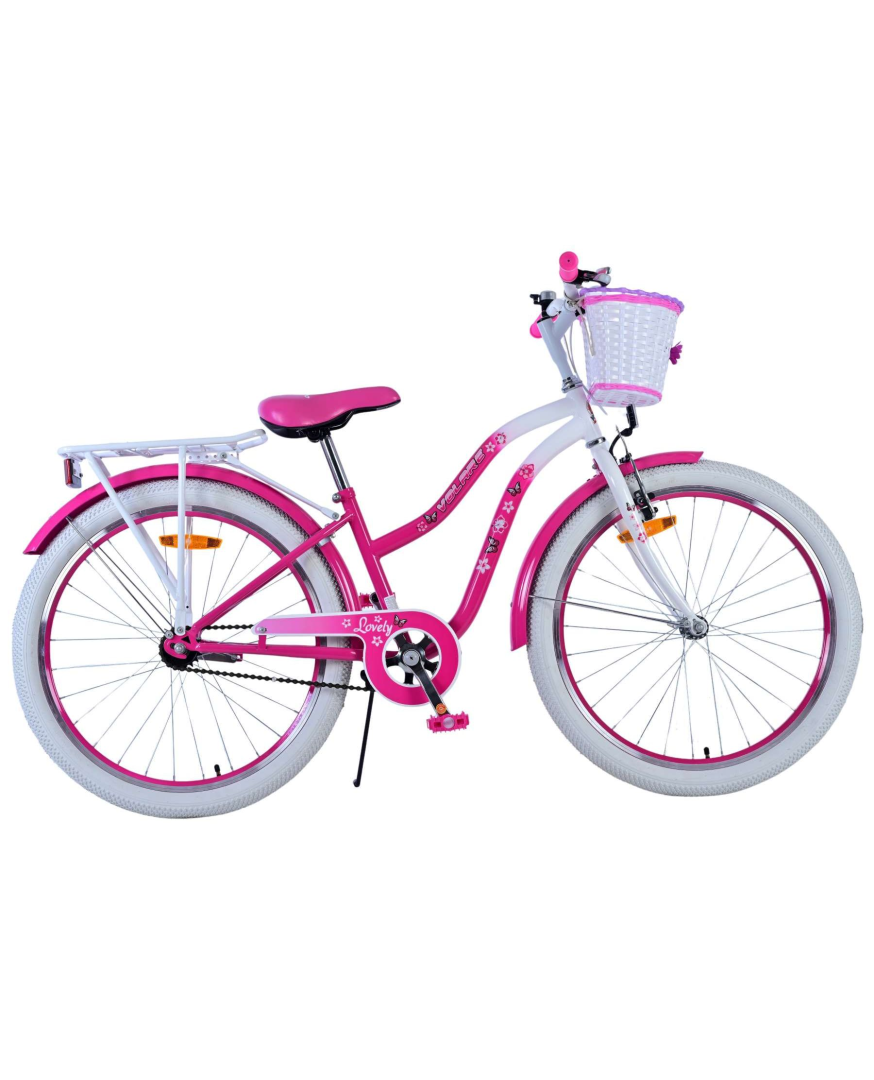 Volare Lovely Kinderfiets - Meisjes - 24 inch - Roze - 8-10 jaar extra afbeelding 15