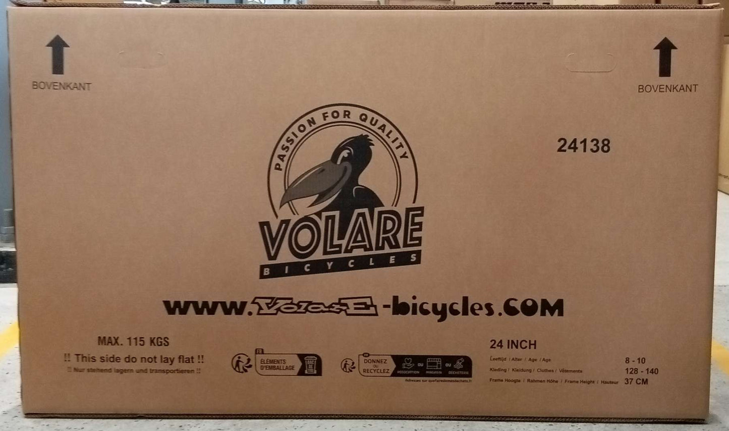 Volare Excellent Kinderfiets - Meisjes - 24 inch - Zwart - 3 Versnellingen - 8-10 jaar extra afbeelding 13