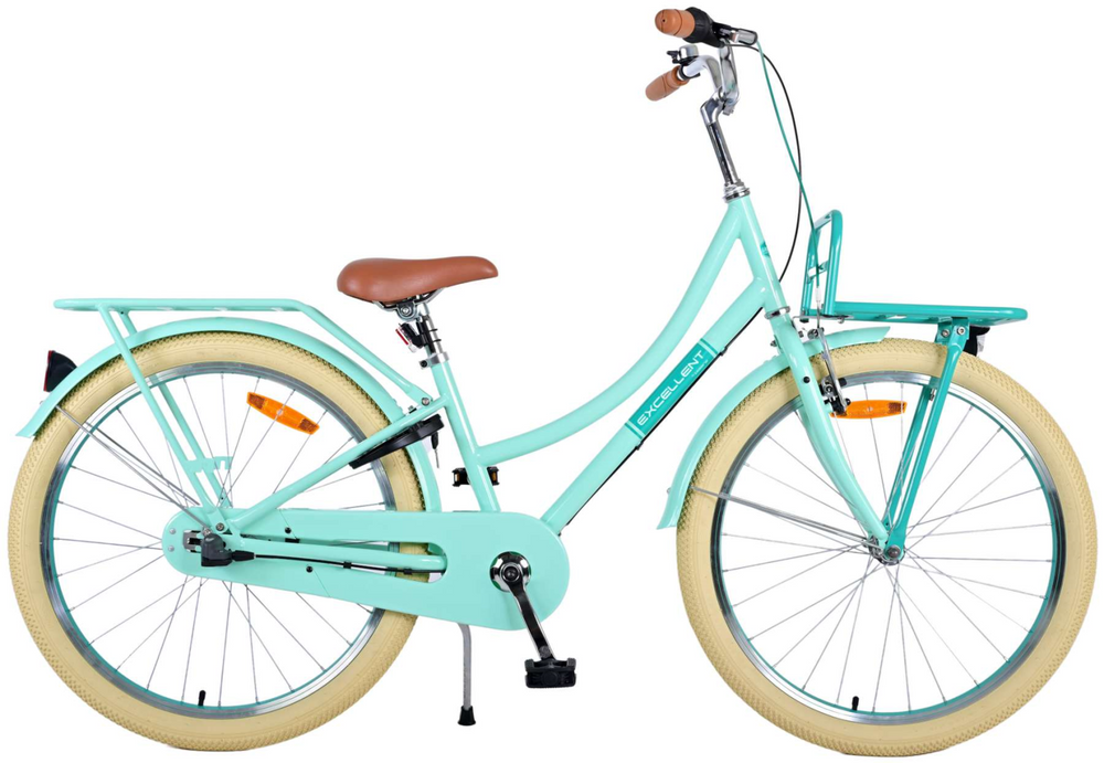 Volare Excellent Kinderfiets - Meisjes - 24 inch - Groen - 3 Versnellingen - 8-10 jaar extra afbeelding 15