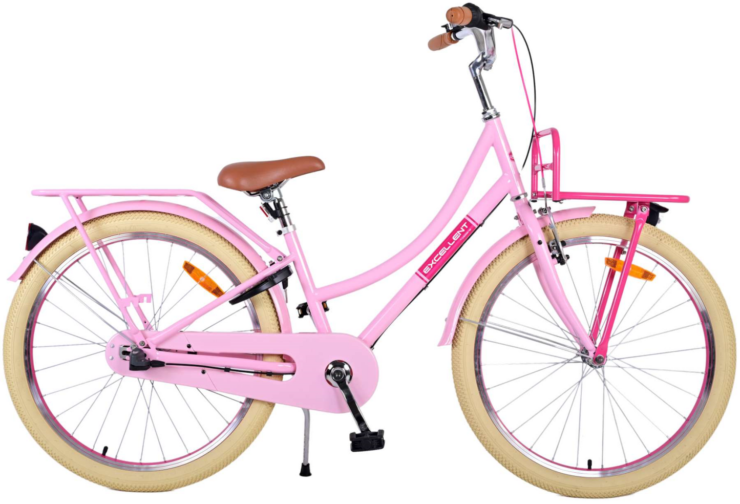 Volare Excellent Kinderfiets - Meisjes - 24 inch - Roze - 3 Versnellingen - 8-10 jaar extra afbeelding 16
