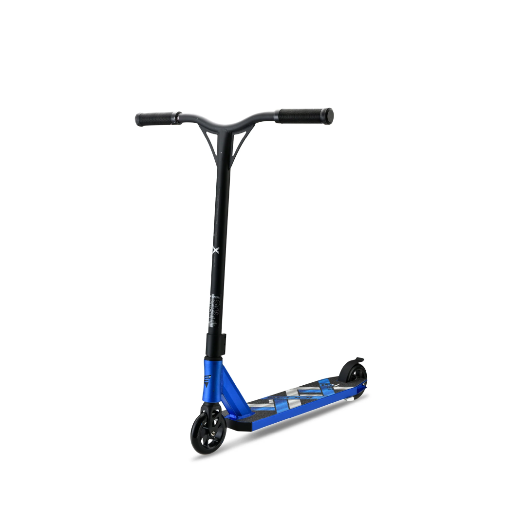 S'COOL flaX 8.6 stunt - Flash Blue - Vanaf 5 jaar bij Fietstotaal