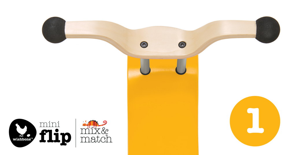 Wishbone mini-flip top yellow bij Fietstotaal
