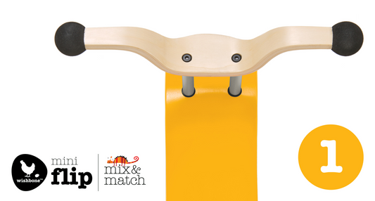 Wishbone mini-flip top yellow bij Fietstotaal