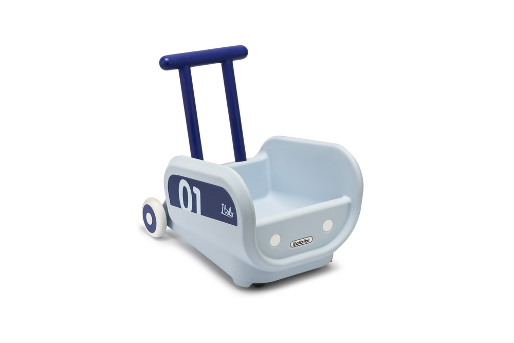 Italtrike Italo Trolley Blauw - 2-6 jaar bij Fietstotaal