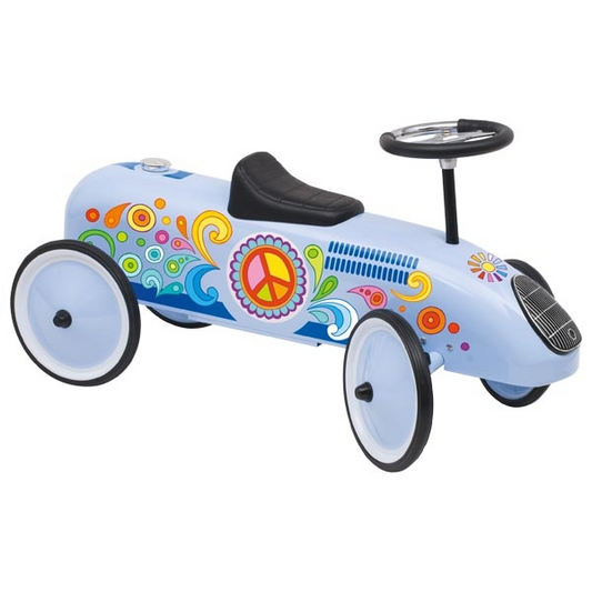 Retro loopauto 66 blauw - Vanaf 1 jaar bij Fietstotaal