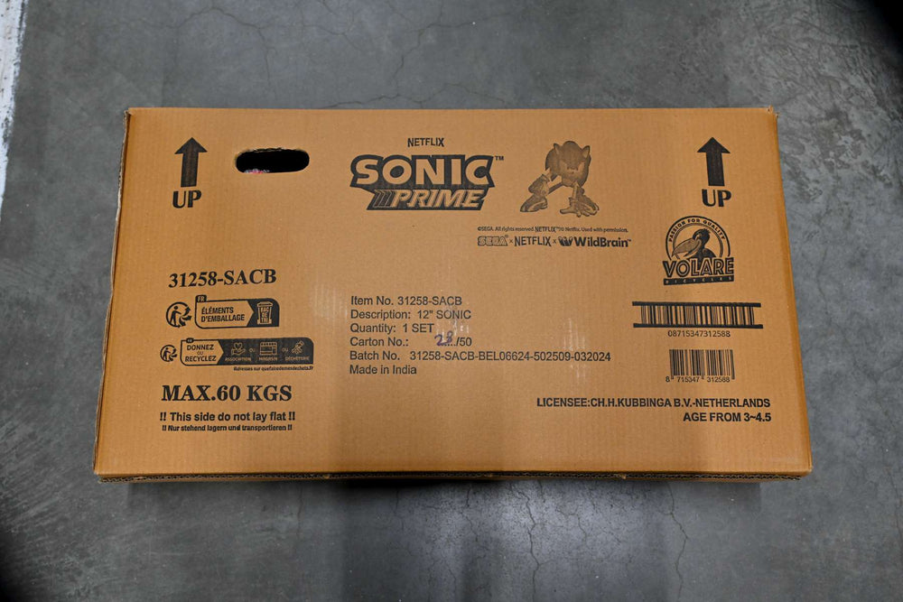 Sonic Prime Kinderfiets - Jongens - 12 inch - Blauw Rood - Blauw, Rood - 3-5 jaar extra afbeelding 14